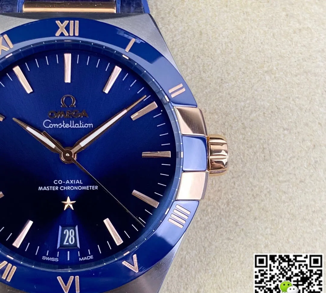 SBF Omega Constellation 131.23.41.21.03.001 VS Factory 1:1 Best Edition Replica Watch Blue Strap